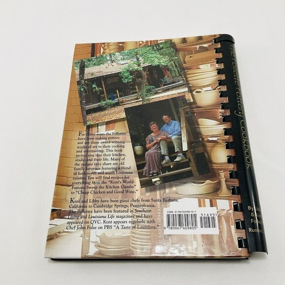 Follette Pottery Cookbook Recipe Ruston Louisiana Local Authentic Menu Food Chef - Picture 2 of 10
